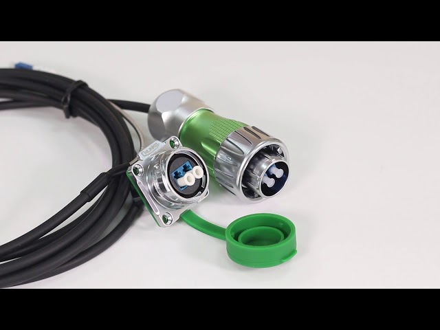 Wodoodporne złącza światłowodowe DH24 ODLC, wodoodporne złącze kablowe do kabla krosowego / kabla krosowego