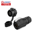 Cnlinko M16 9Pin Outdoor Waterproof Connectors Push Pull IP67 With UL Certification